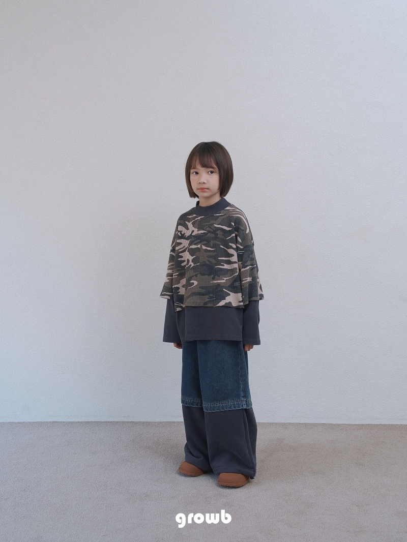 Grow B - Korean Children Fashion - #childrensboutique - High Denim Pants - 6
