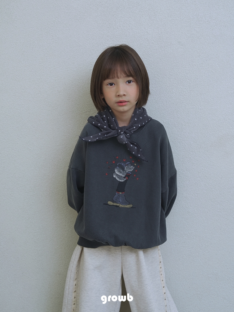 Grow B - Korean Children Fashion - #childofig - Uncle Sweatshirt - 4