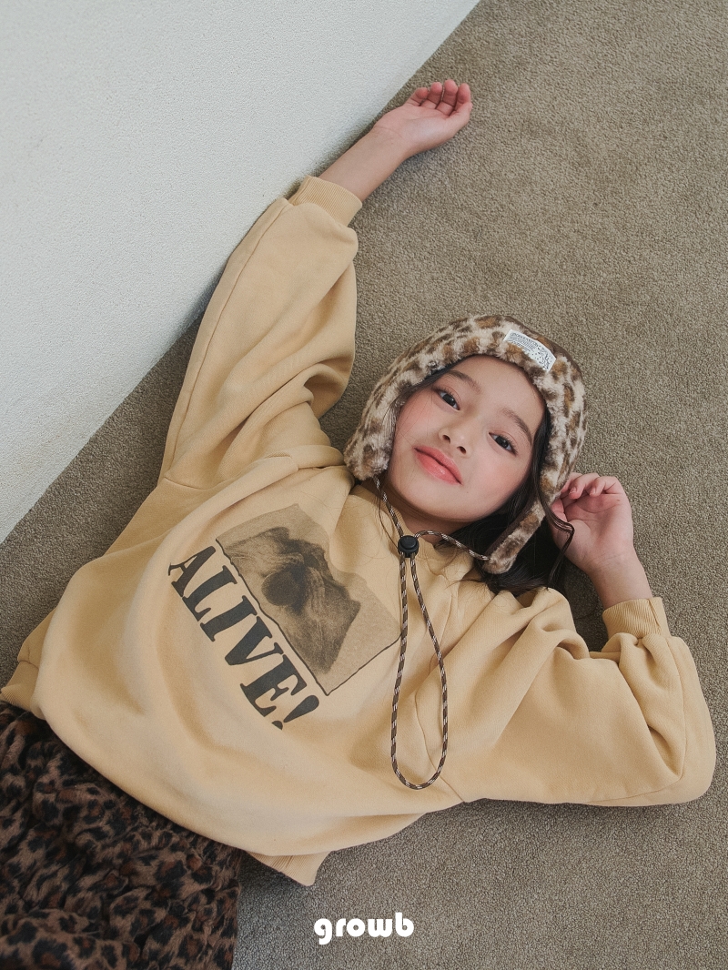 Grow B - Korean Children Fashion - #childrensboutique - Live Sweatshirt - 6