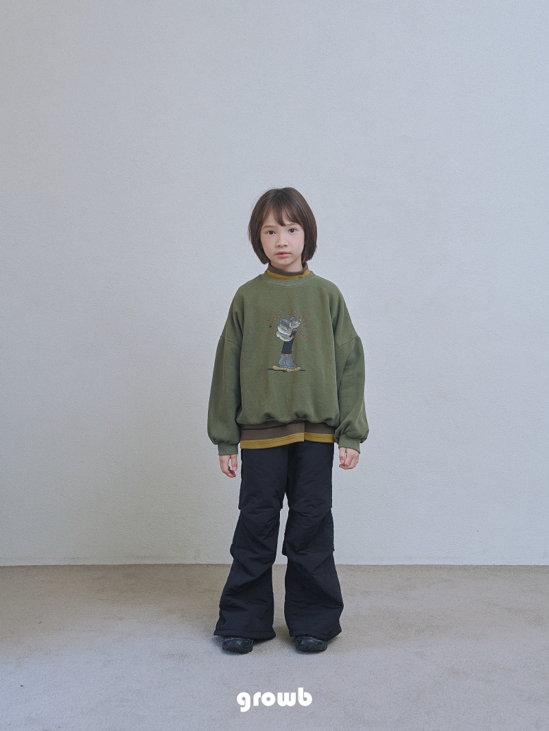 Grow B - Korean Children Fashion - #designkidswear - Uncle Sweatshirt - 5