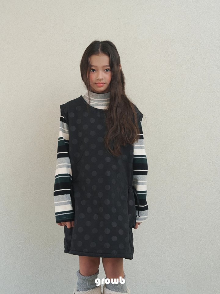 Grow B - Korean Children Fashion - #designkidswear - Bonding One-piece - 3