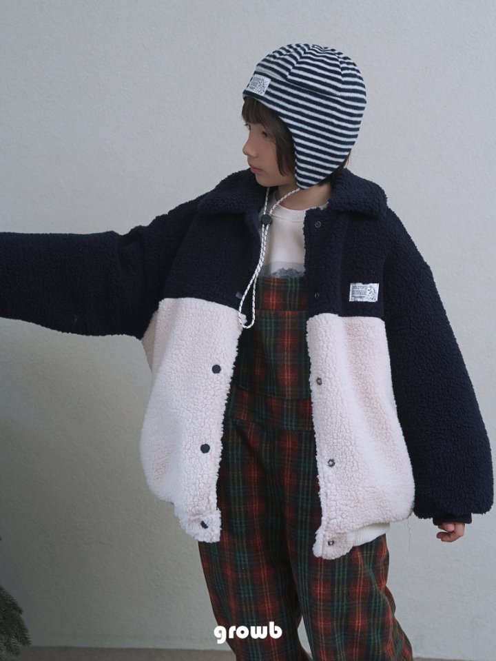 Grow B - Korean Children Fashion - #designkidswear - Fluffy Jacket (Junior)