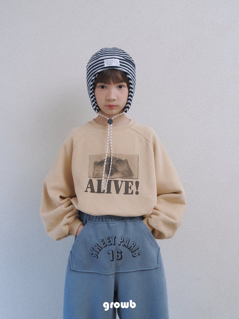 Grow B - Korean Children Fashion - #designkidswear - Live Sweatshirt - 7