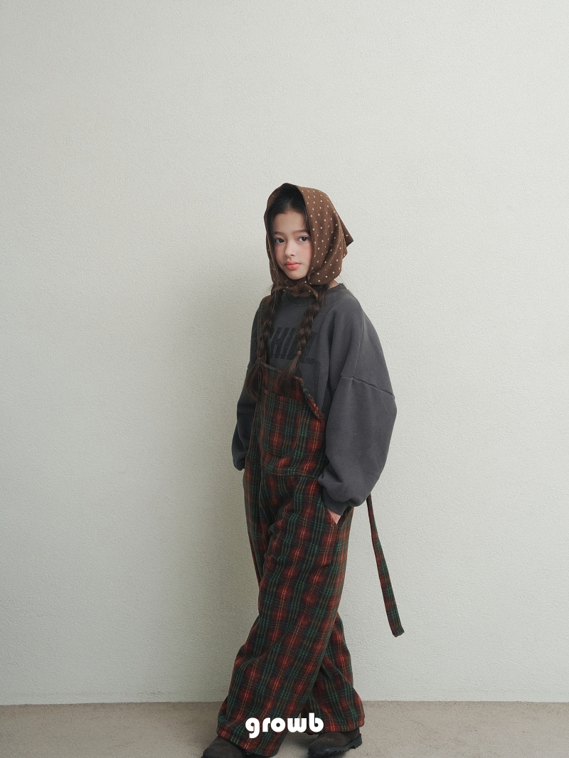 Grow B - Korean Children Fashion - #designkidswear - Work Overalls - 3