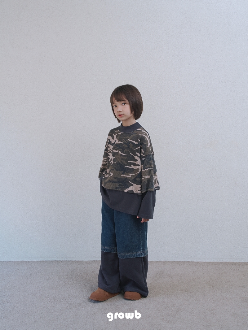 Grow B - Korean Children Fashion - #discoveringself - High Denim Pants - 8