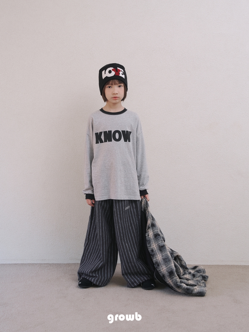 Grow B - Korean Children Fashion - #fashionkids - Know Tee - 6