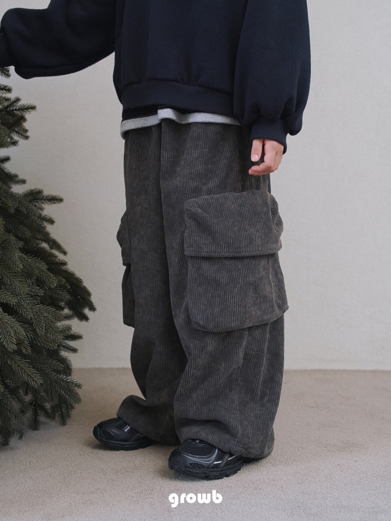 Grow B - Korean Children Fashion - #discoveringself - Big Pocket Pants - 4