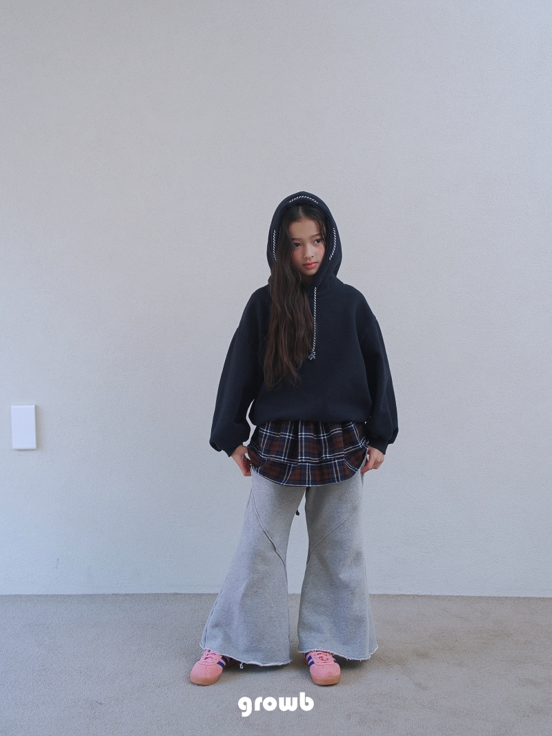 Grow B - Korean Children Fashion - #kidsshorts - Rope Hoodie - 11