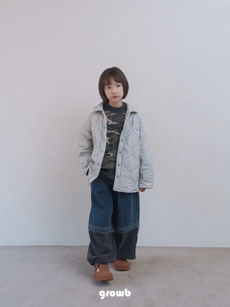 Grow B - Korean Children Fashion - #kidsstore - High Denim Pants - 11