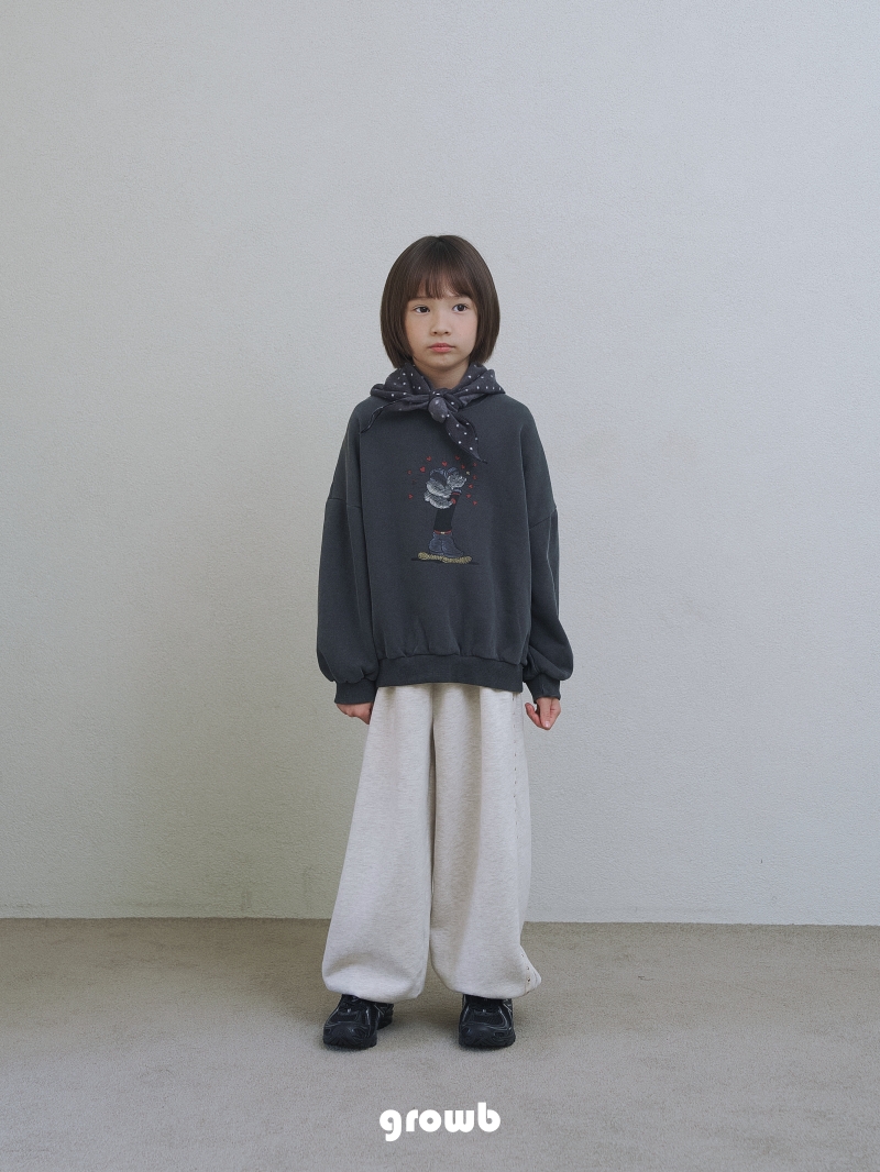 Grow B - Korean Children Fashion - #kidsstore - Stud Jogger Pants - 10