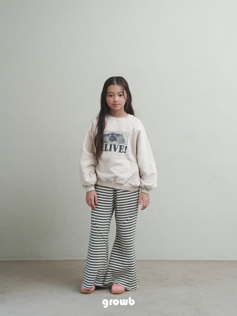 Grow B - Korean Children Fashion - #kidsstore - Live Sweatshirt - 11