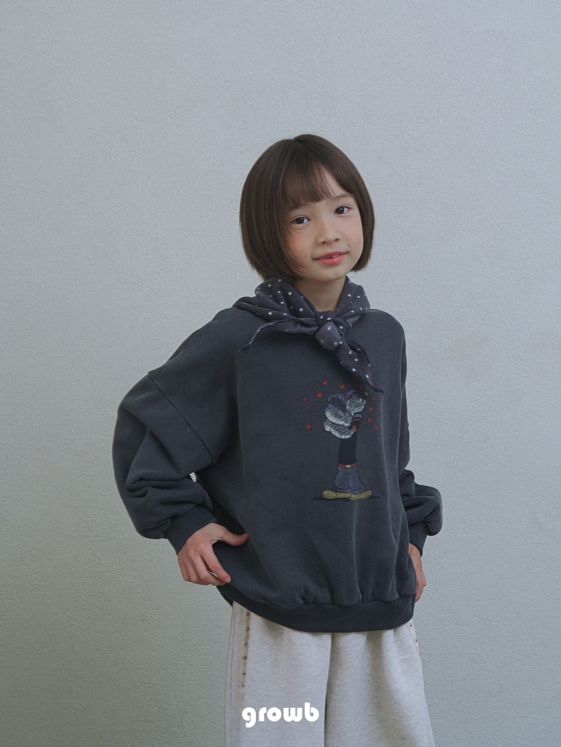 Grow B - Korean Children Fashion - #kidzfashiontrend - Uncle Sweatshirt - 10