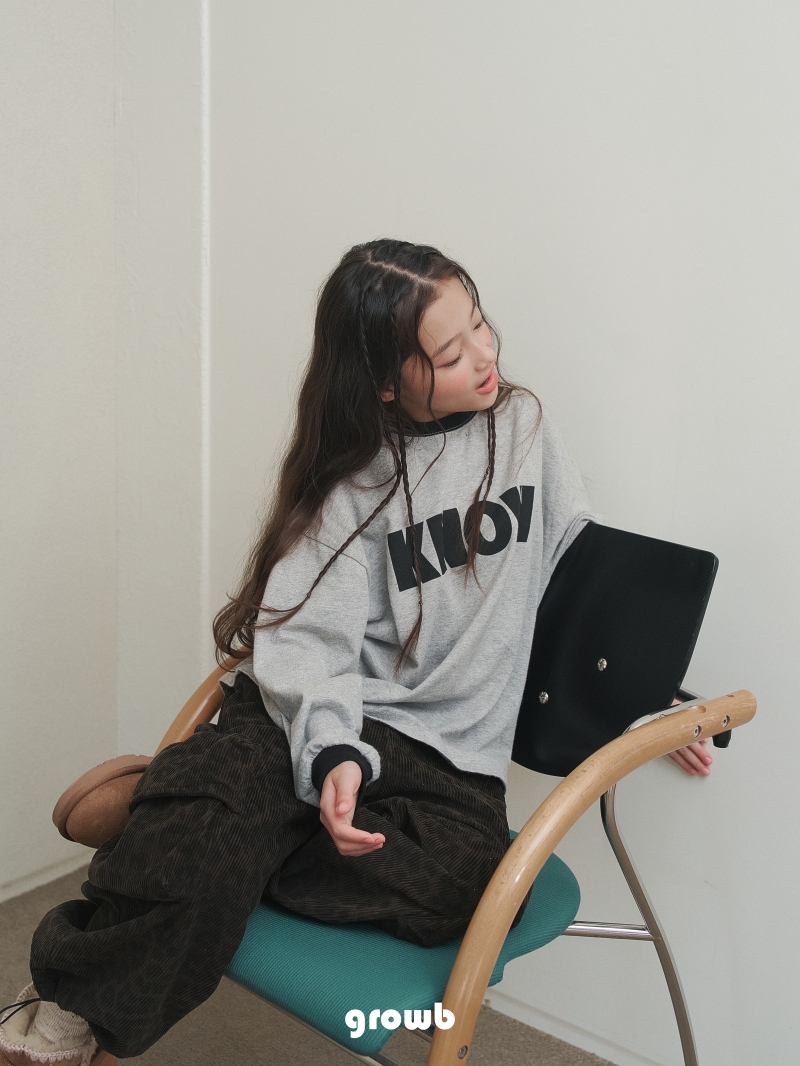 Grow B - Korean Children Fashion - #littlefashionista - Know Tee - 11