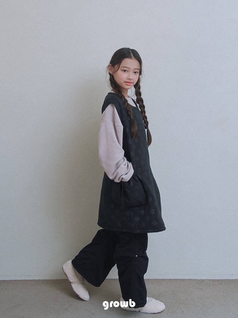 Grow B - Korean Children Fashion - #littlefashionista - Rivet Bonding Pants - 8