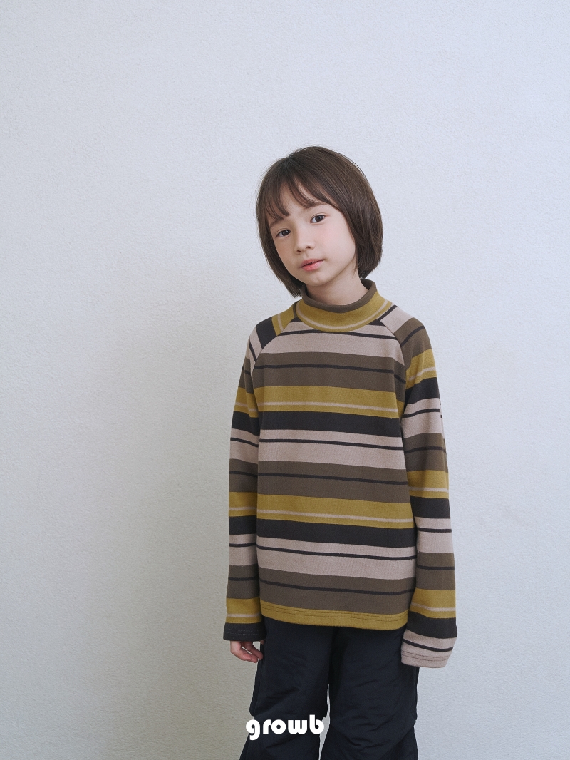 Grow B - Korean Children Fashion - #Kfashion4kids - Multi Turtleneck Tee - 4