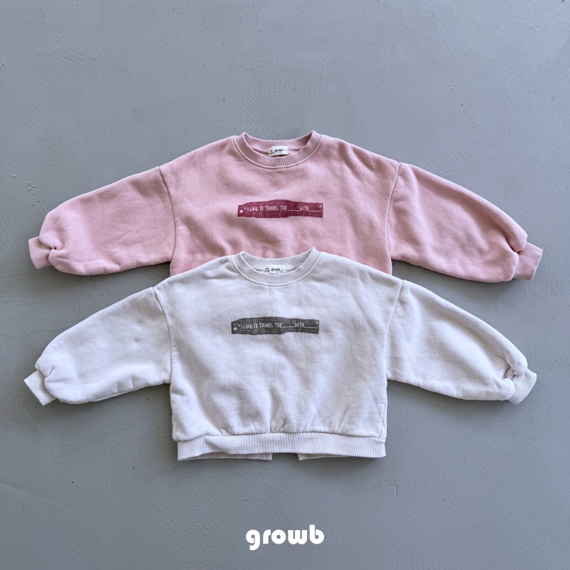 Grow B - Korean Children Fashion - #minifashionista - With Sweatshirt
