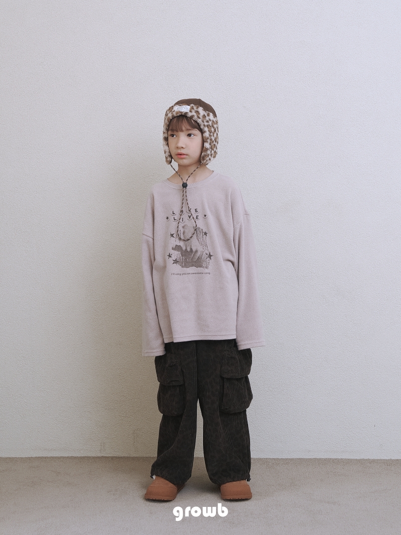 Grow B - Korean Children Fashion - #prettylittlegirls - Big Pocket Pants - 12