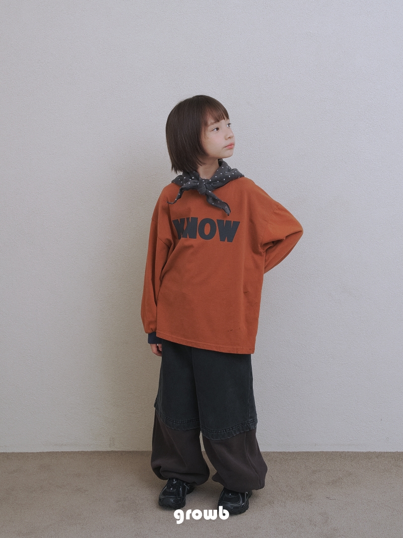 Grow B - Korean Children Fashion - #toddlerclothing - High Denim Pants - 4