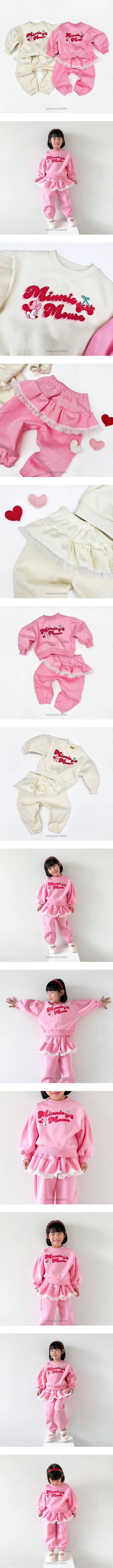 Hanab - Korean Children Fashion - #fashionkids - M Cherry Fleece Set