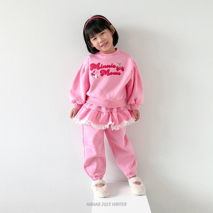 Hanab - Korean Children Fashion - #kidsshorts - Mini Cherry Brushed Set - 4