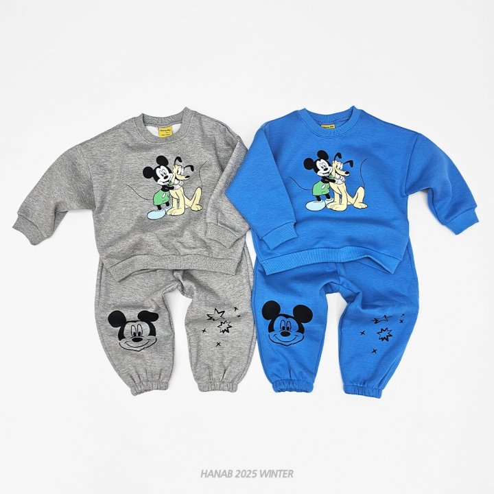 Hanab - Korean Children Fashion - #todddlerfashion - Winter M Brushed Set - 9