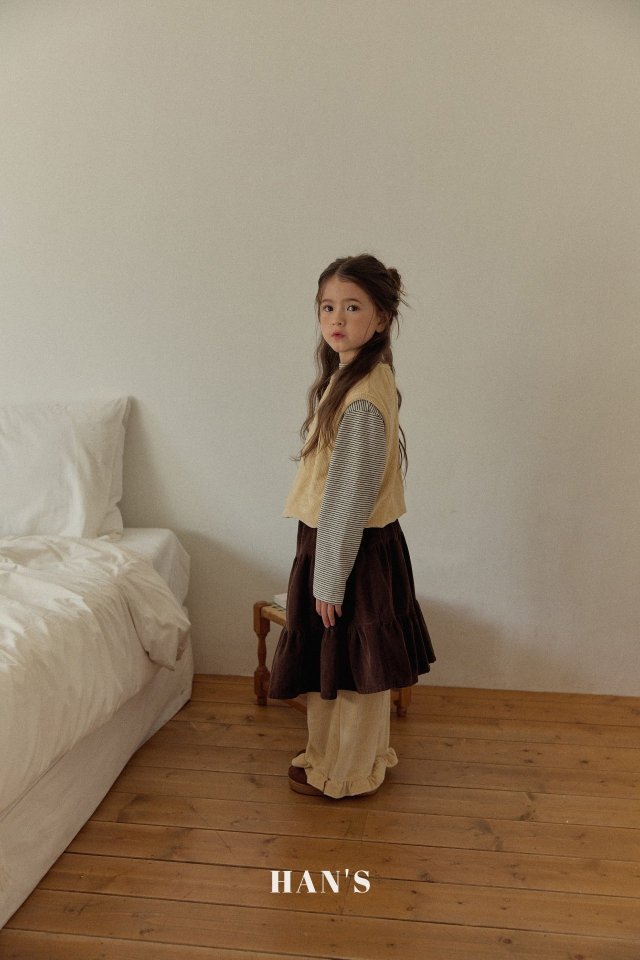 Han's - Korean Children Fashion - #Kfashion4kids - Mink Embroidered Sleeveless Top - 7