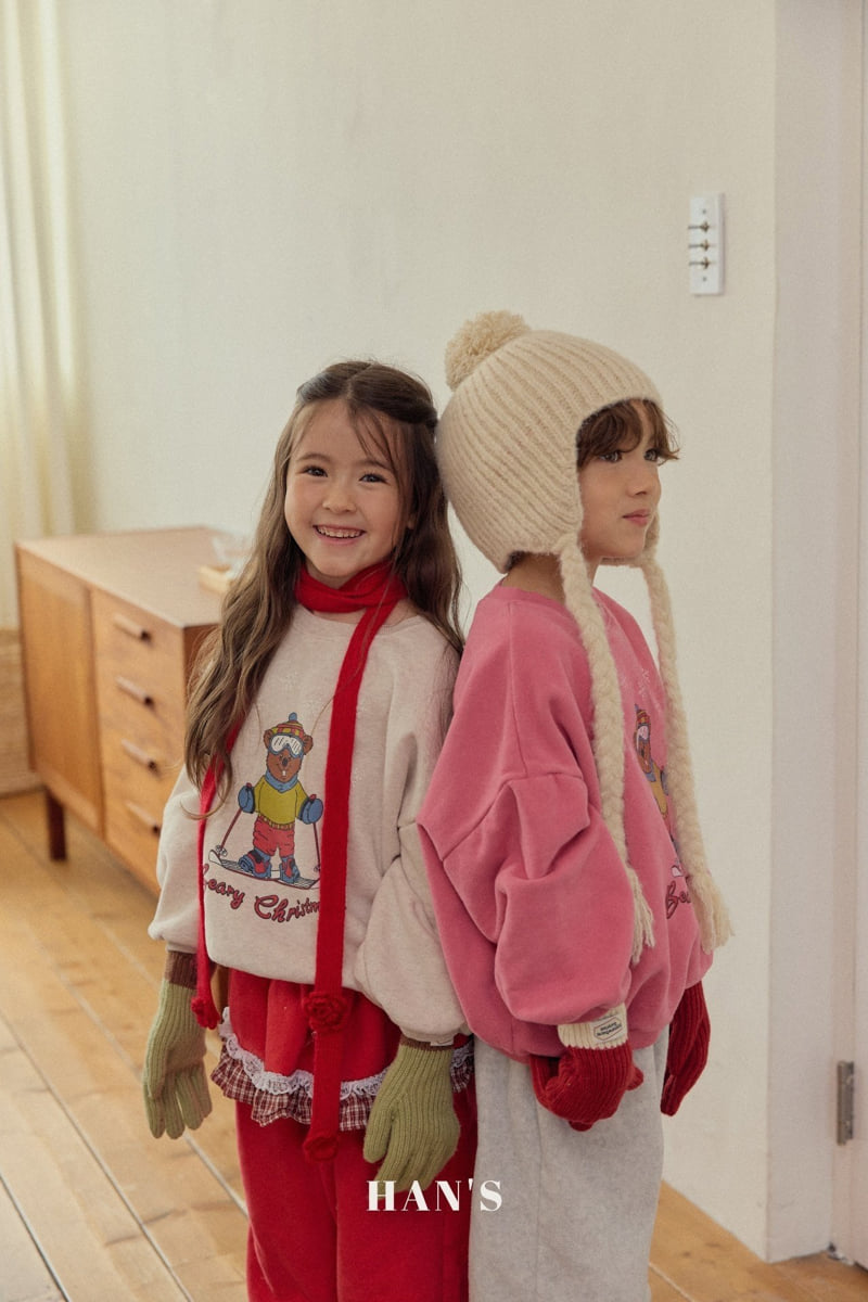 Han's - Korean Children Fashion - #childofig - Ski Bear Sweatshirt - 12