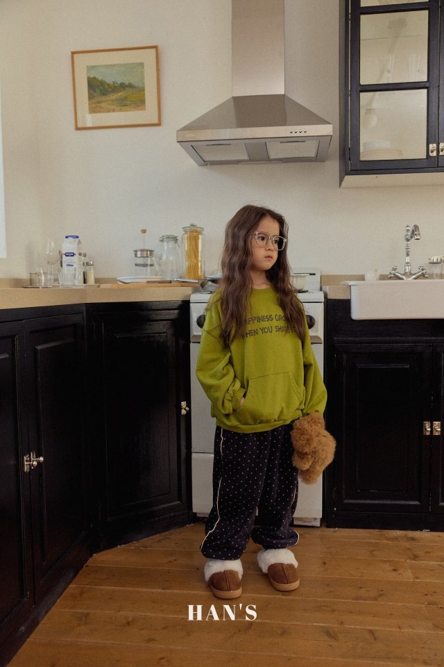 Han's - Korean Children Fashion - #childofig - Dot Fleece Pants - 5