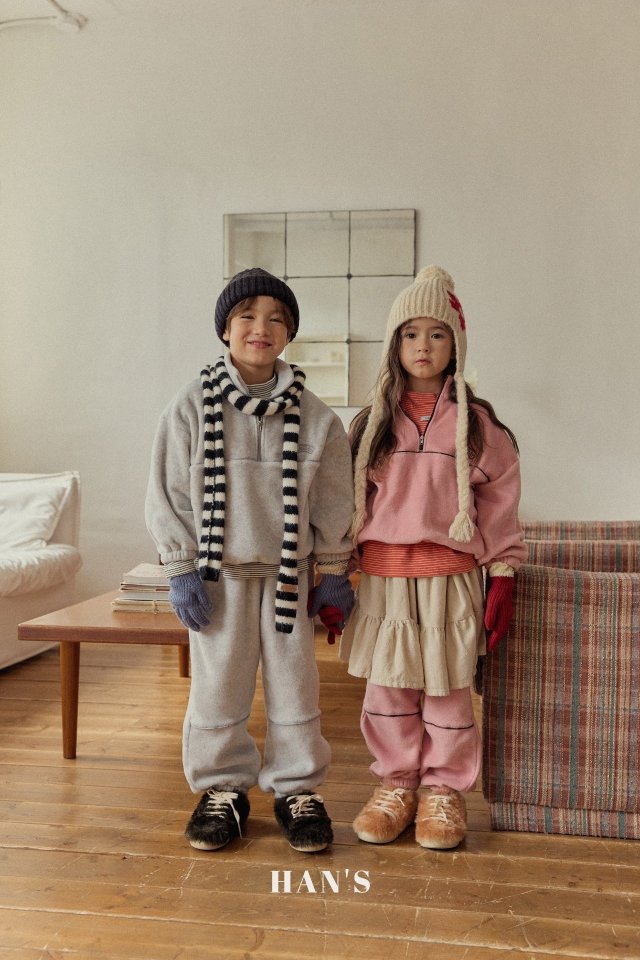 Han's - Korean Children Fashion - #childofig - Fleece Half Pants - 12