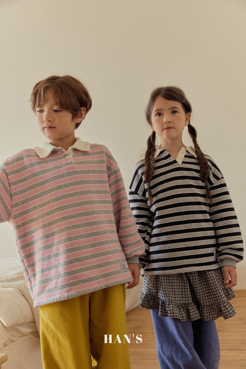 Han's - Korean Children Fashion - #childofig - Stripe Sweatshirt - 11