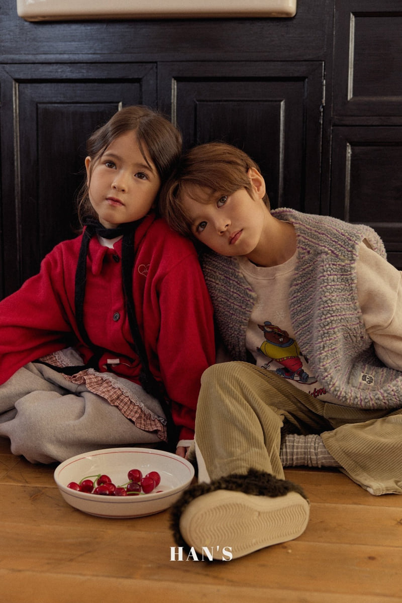 Han's - Korean Children Fashion - #childrensboutique - Collar Fleece Cardigan - 12