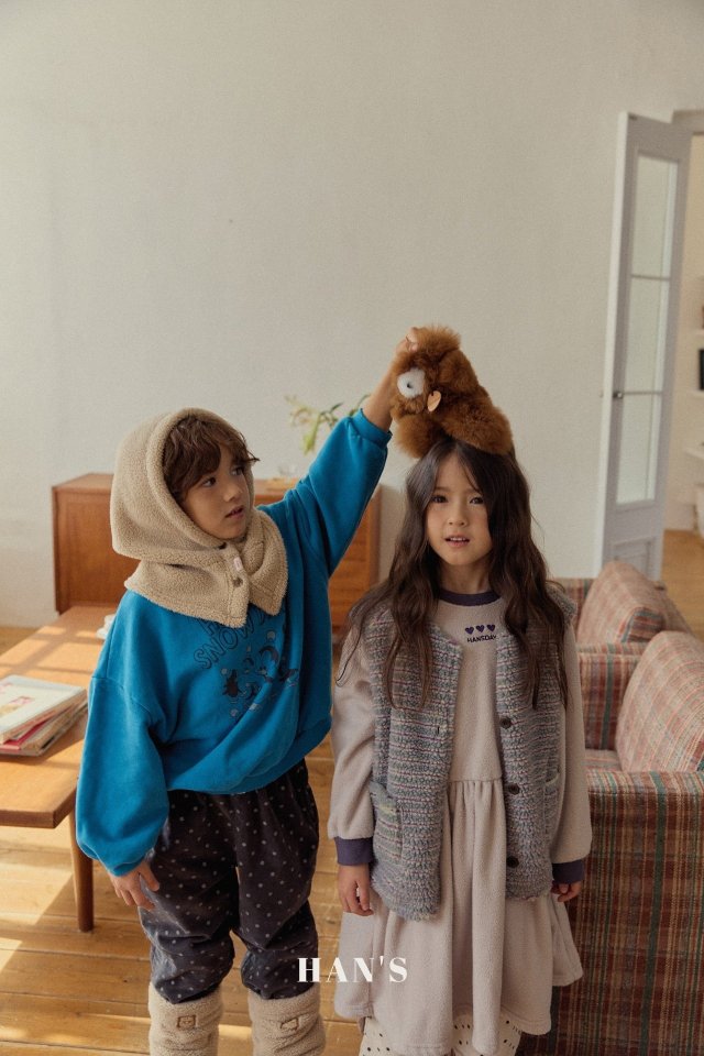 Han's - Korean Children Fashion - #designkidswear - Dot Corduroy Pants - 8