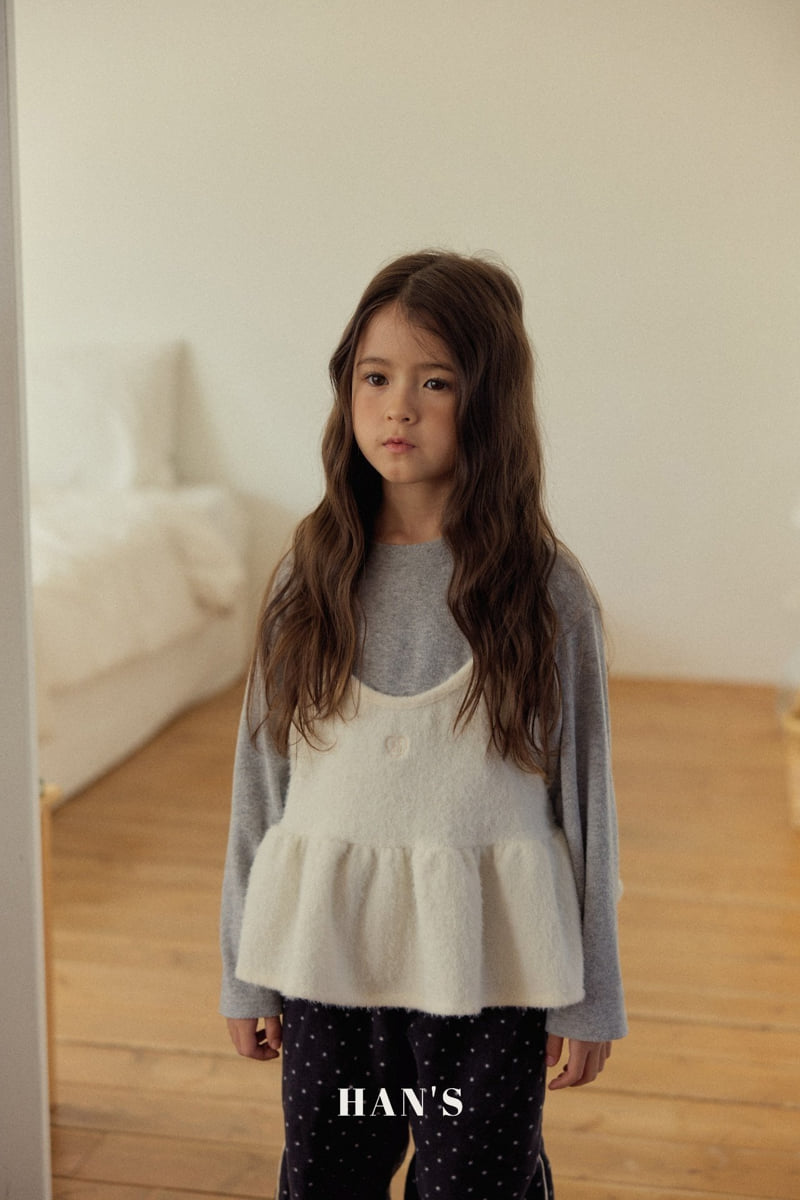 Han's - Korean Children Fashion - #discoveringself - Embroidered Bustier - 11