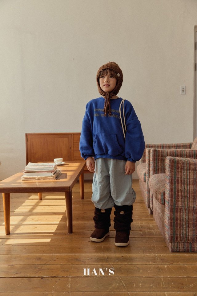 Han's - Korean Children Fashion - #discoveringself - Fleece Dart Pants - 8