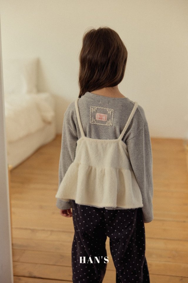 Han's - Korean Children Fashion - #fashionkids - Embroidered Bustier - 12
