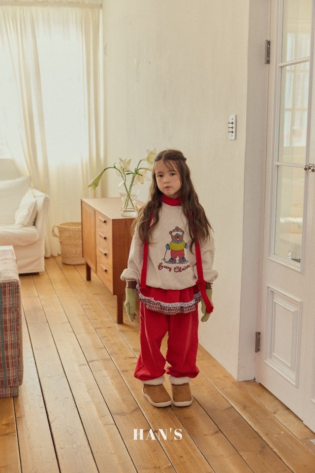 Han's - Korean Children Fashion - #fashionkids - Check Lace Pants - 11