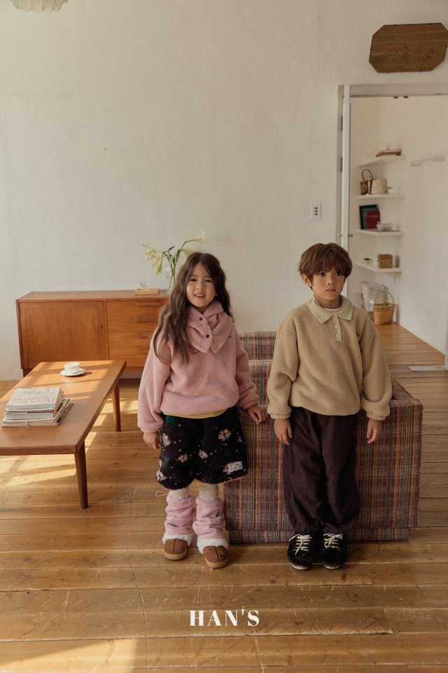 Han's - Korean Children Fashion - #kidsshorts - Fleece Pants - 10