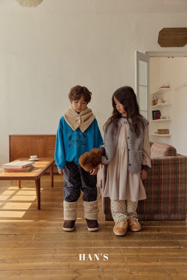 Han's - Korean Children Fashion - #kidsshorts - Dot Corduroy Pants - 11
