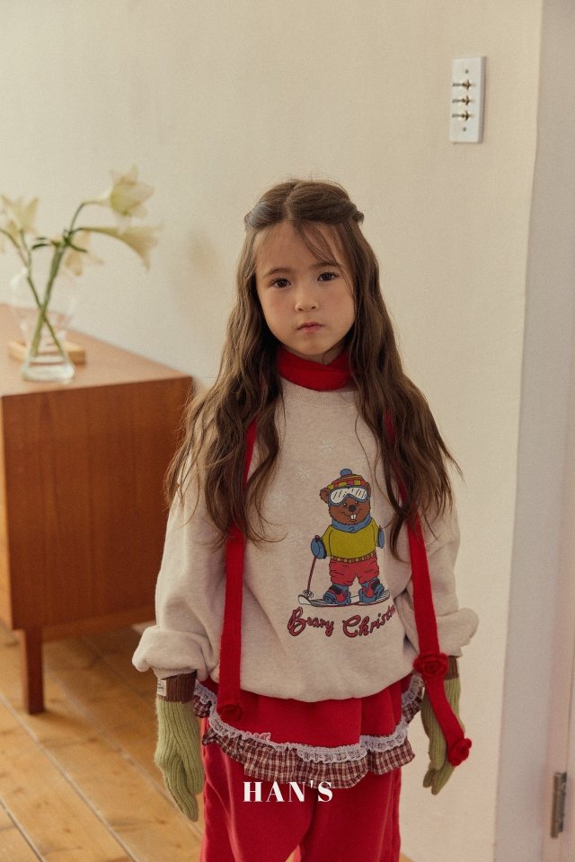 Han's - Korean Children Fashion - #kidsshorts - Check Lace Pants - 12