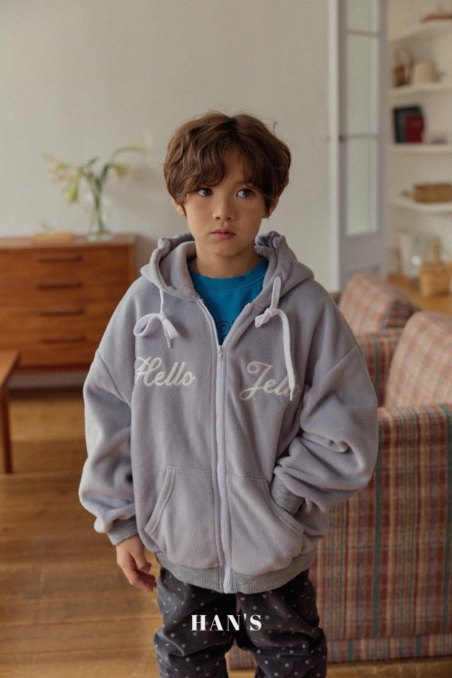Han's - Korean Children Fashion - #kidsstore - Hello Hood Zip-Up - 10