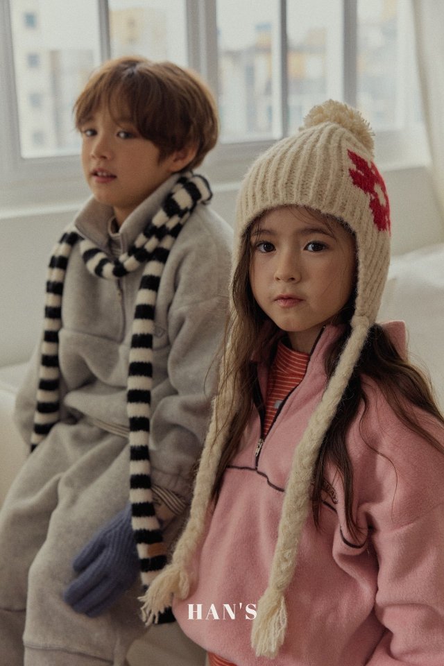 Han's - Korean Children Fashion - #kidsstore - Fleece Half Zip-Up - 3