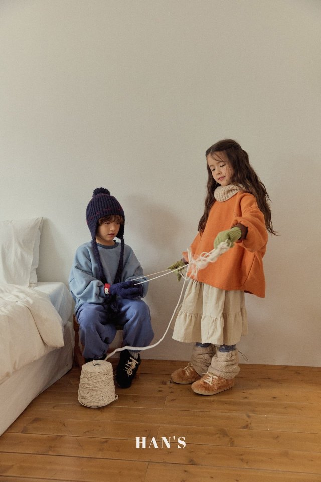 Han's - Korean Children Fashion - #kidzfashiontrend - Corduroy Fleece Skirt - 6