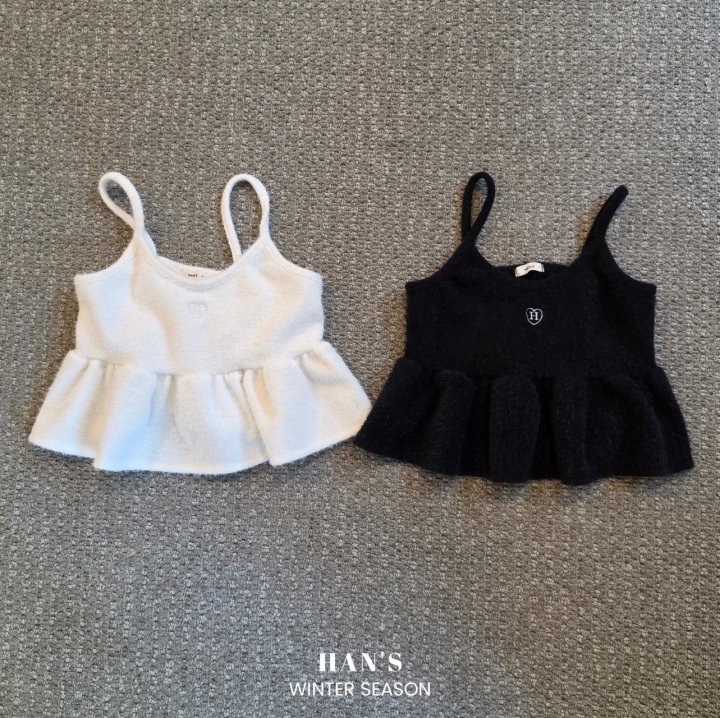 Han's - Korean Children Fashion - #littlefashionista - Embroidered Bustier