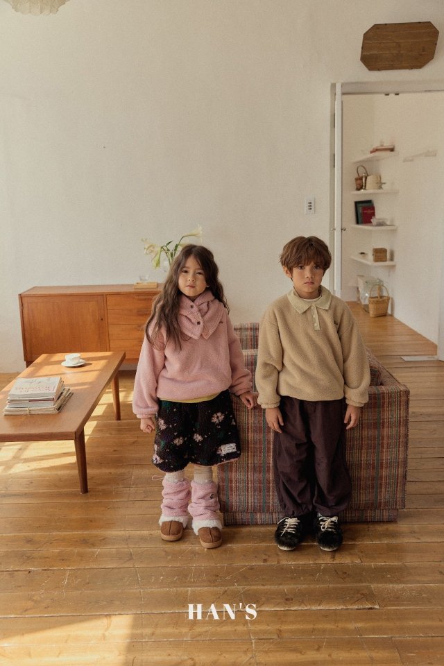 Han's - Korean Children Fashion - #littlefashionista - Cozy Color Sweatshirt - 12