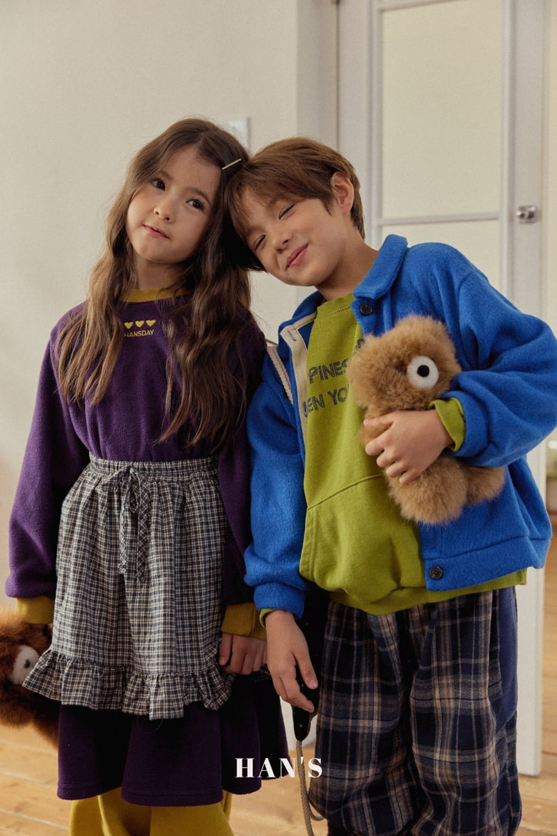 Han's - Korean Children Fashion - #littlefashionista - Check Layered Skirt - 10