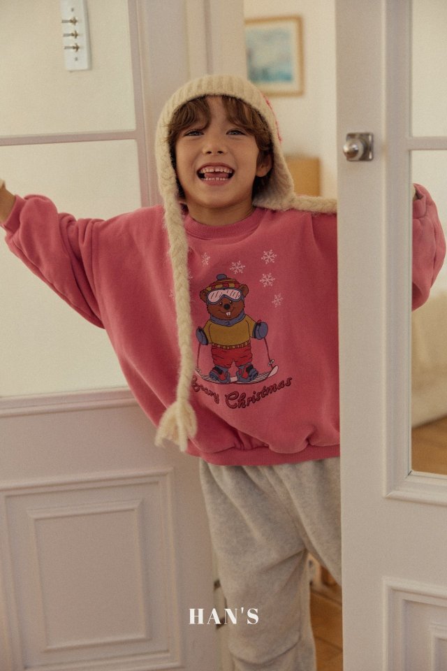 Han's - Korean Children Fashion - #littlefashionista - Ski Bear Sweatshirt - 7