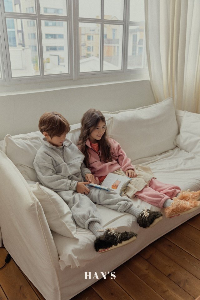 Han's - Korean Children Fashion - #littlefashionista - Fleece Half Pants - 5