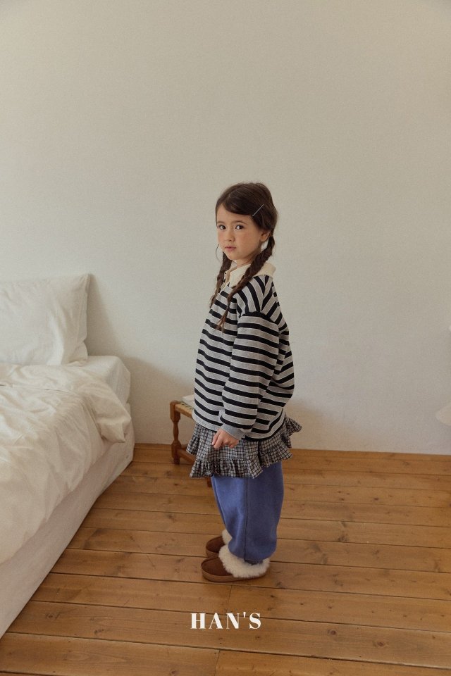 Han's - Korean Children Fashion - #Kfashion4kids - Stripe Sweatshirt - 4