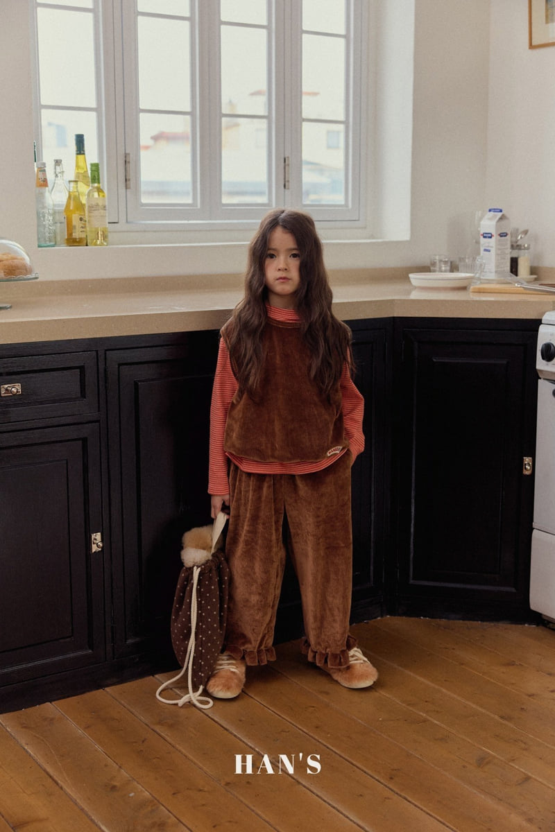 Han's - Korean Children Fashion - #magicofchildhood - Mink Frill Pants - 10