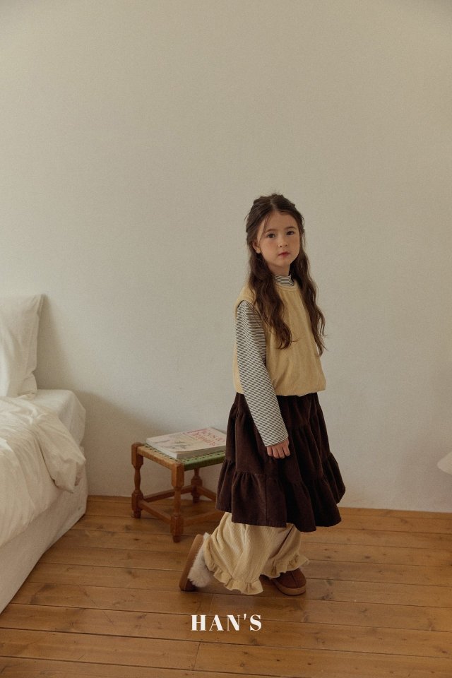 Han's - Korean Children Fashion - #magicofchildhood - Mink Embroidered Sleeveless Top - 9